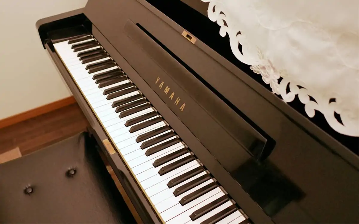 川見ピアノ教室 別室にアップライトピアノもあります